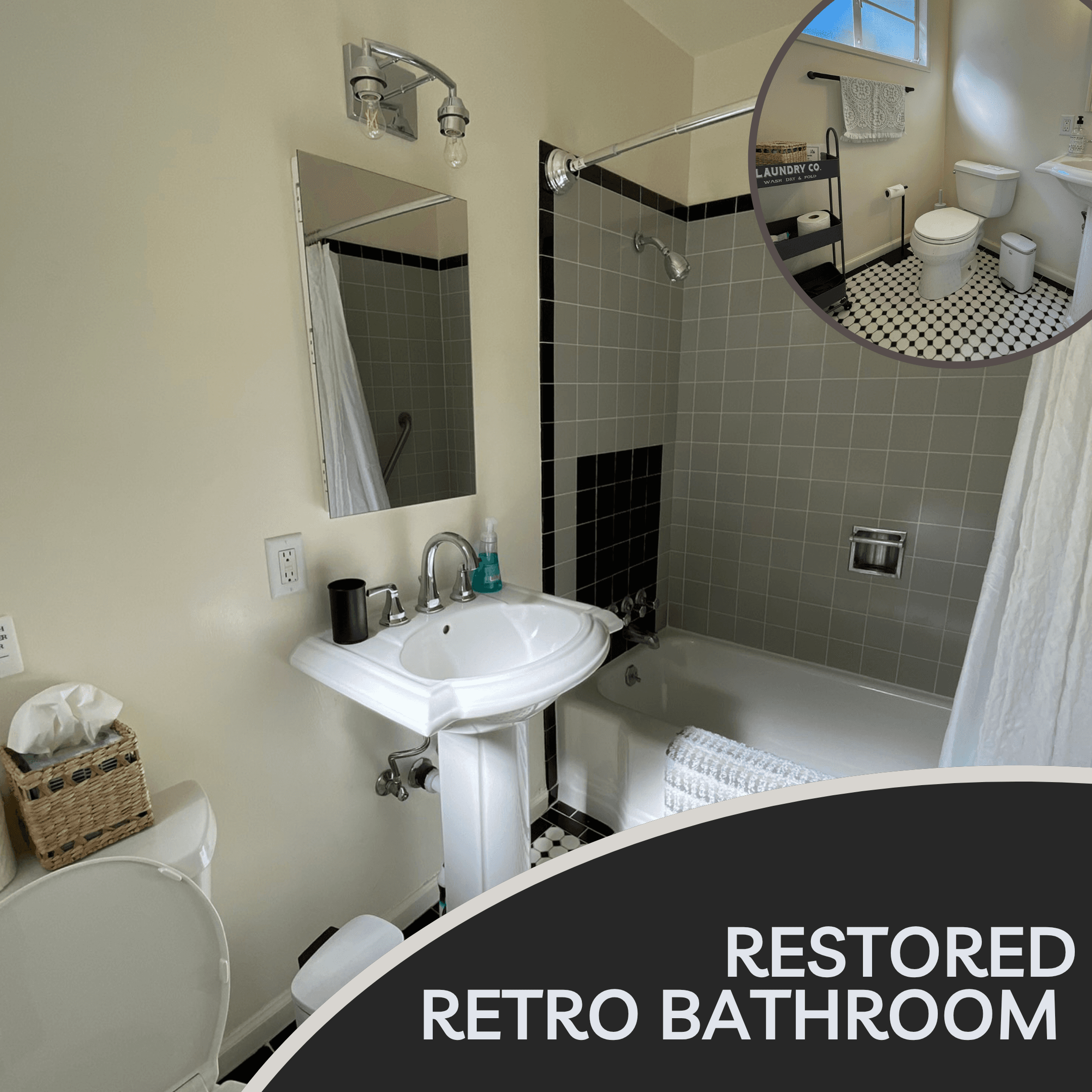 Restored Retro Bathroom