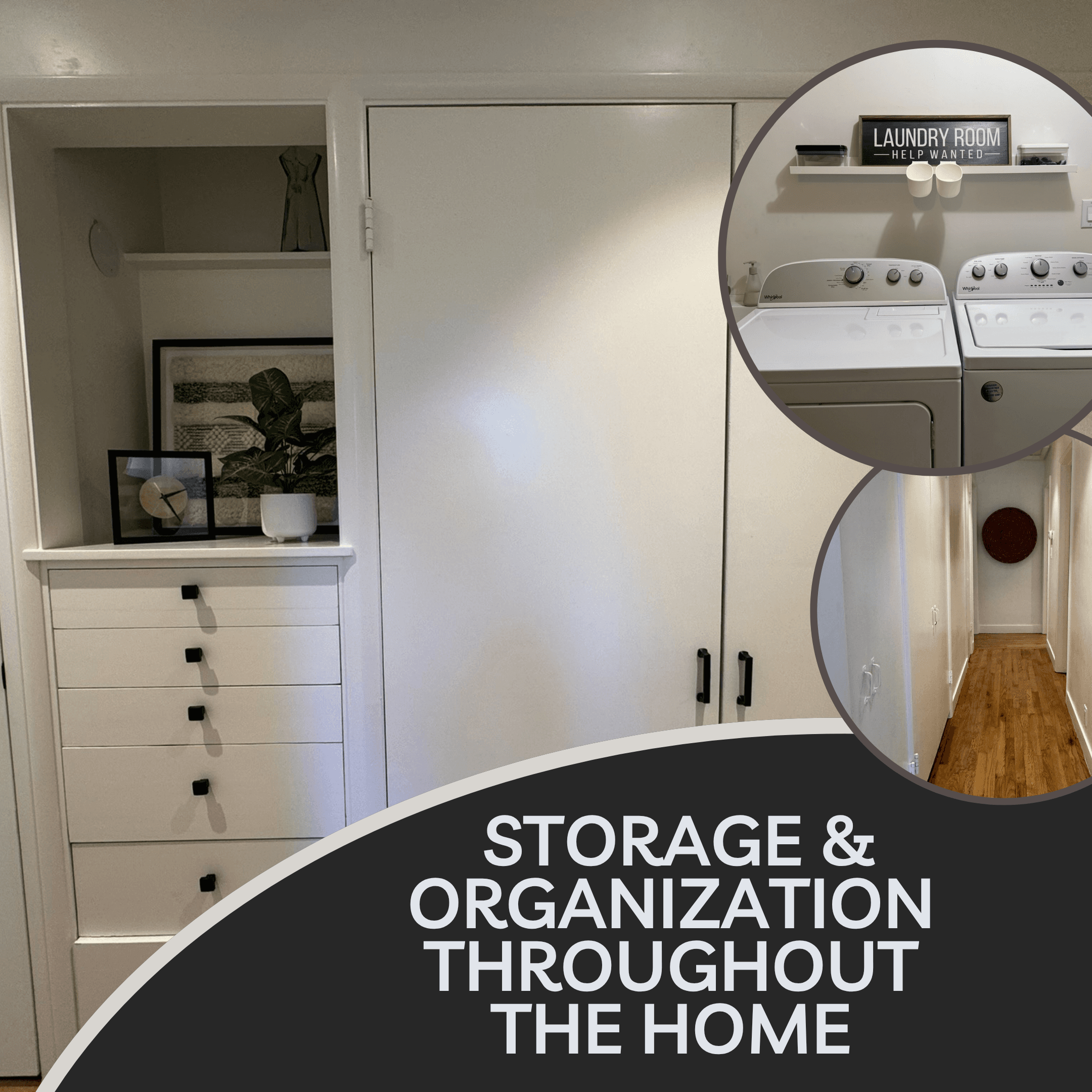 Lots of storage throughout the home