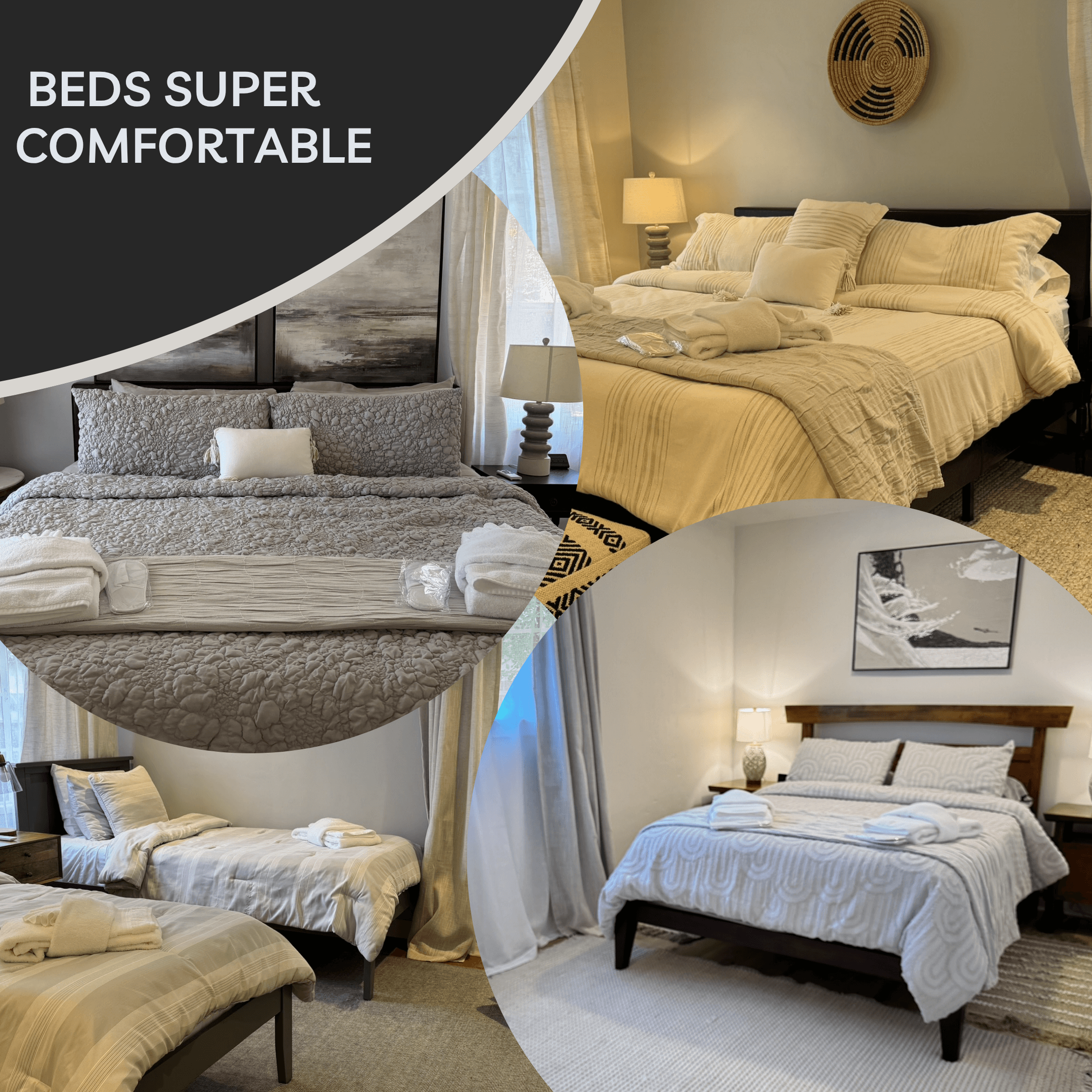 Comfortable beds — guest review highlight