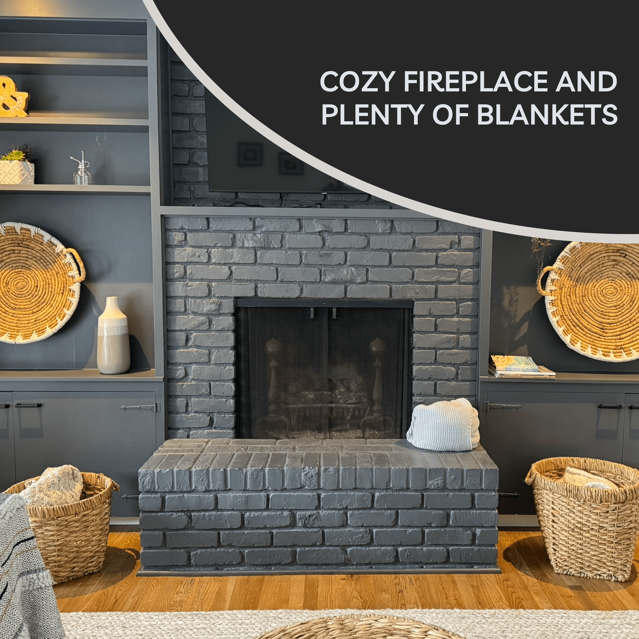 Fireplace for chilly evenings — guest review highlight