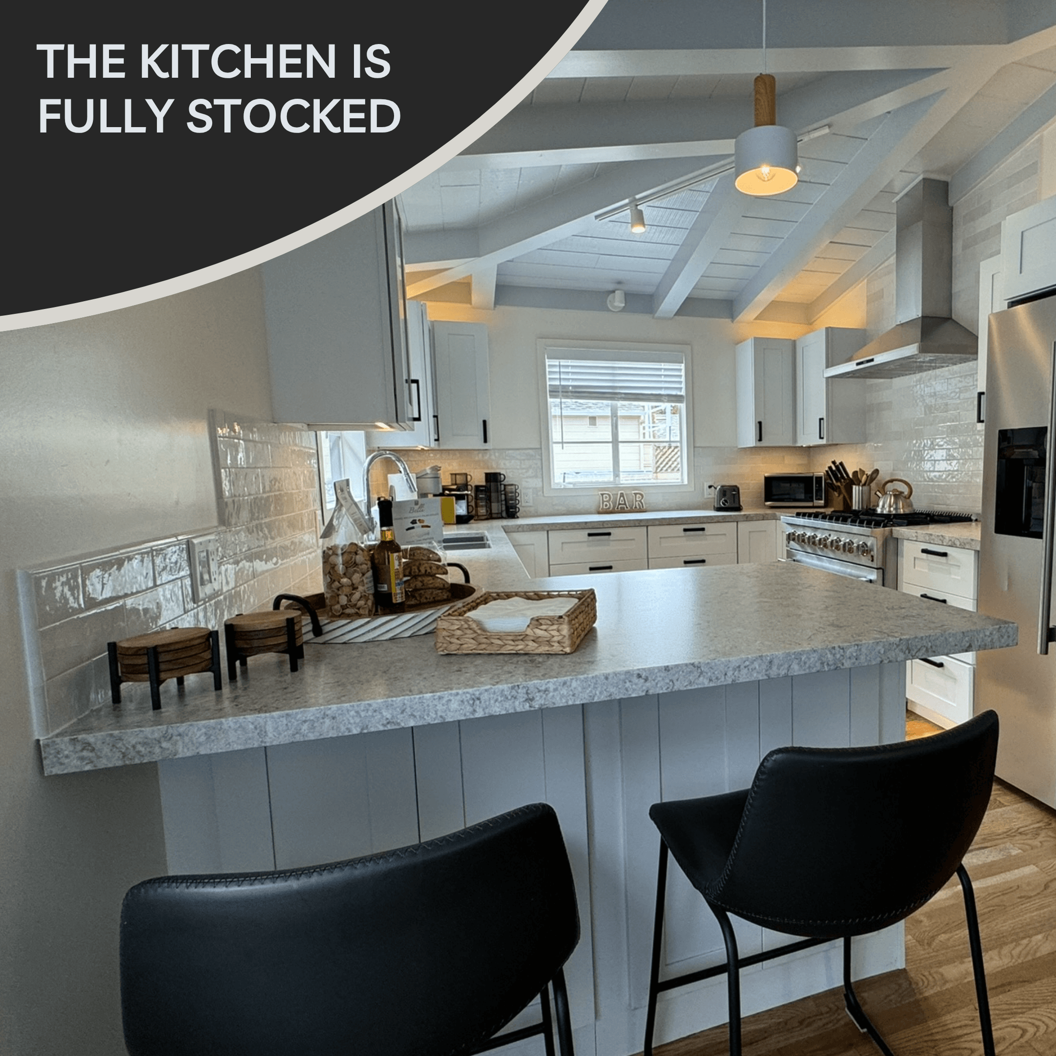 Fully stocked kitchen — guest review highlight